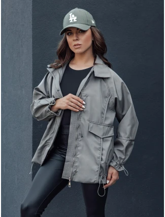 Dámská přechodná bunda ORLANDO tmavě šedá FashionStreet TY4507