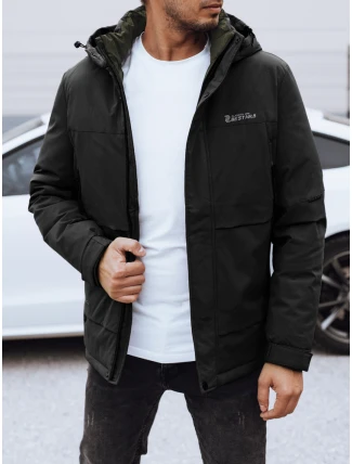 Pánská zimní bunda s kapucí černá FashionStreet TX4908