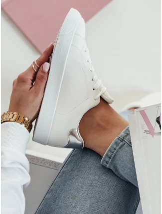 Dámské stříbrné tenisky SHINMOVE FashionStreet ZY0527 Dámské stříbrné tenisky SHINMOVE FashionStreet ZY0527