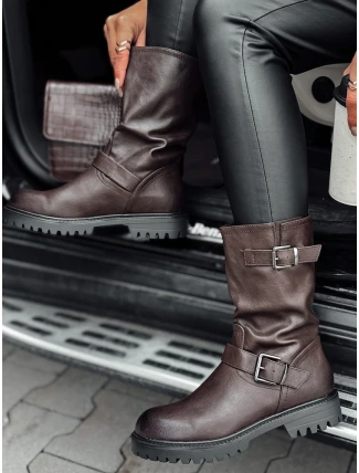 Dámské krátké hnědé boty WORKENNA FashionStreet ZY0543