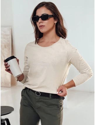 MINIMODA dámská halenka s přívěskem v jedné velikosti béžová FashionStreet RY2680