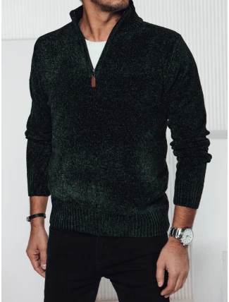 Pánský zelený svetr FashionStreet WX2239