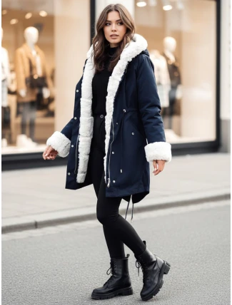 Dámská zimní bunda STARBURST navy blue FashionStreet TY4764