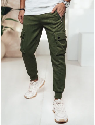 FashionStreet zelené pánské kalhoty UX4460