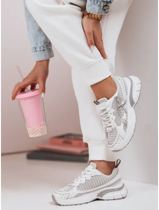 Dámské tenisky na silnější podrážce DYNAMICA silver FashionStreet ZY0595 Dámské tenisky na silnější podrážce DYNAMICA silver FashionStreet ZY0595