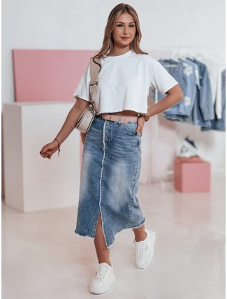 VINTAGO FashionStreet dámská džínová midi sukně CY0474