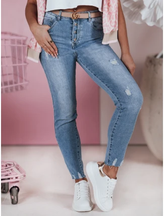 Dámské džínové úzké kalhoty TRENDIVA FashionStreet UY2384 Dámské džínové úzké kalhoty TRENDIVA FashionStreet UY2384