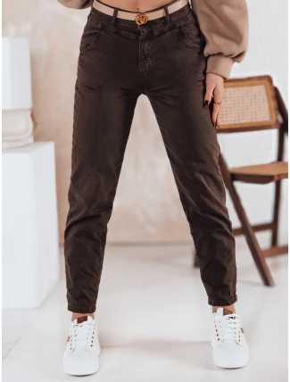 Dámské džínové kalhoty STREETSTYLE hnědé FashionStreet UY2393