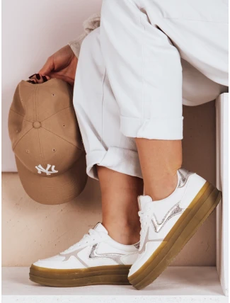 Dámské sportovní tenisky SPARKSOLO silver FashionStreet ZY0629 Dámské sportovní tenisky SPARKSOLO silver FashionStreet ZY0629