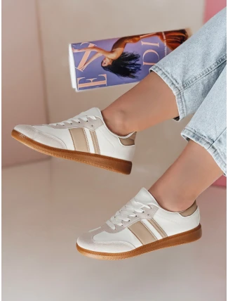 Dámské sportovní tenisky SNIKAR beige FashionStreet ZY0641 Dámské sportovní tenisky SNIKAR beige FashionStreet ZY0641