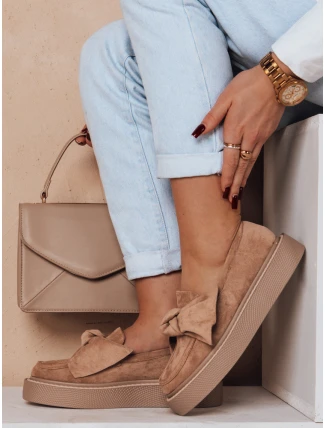 Dámské mokasíny na platformě LOFTIS khaki FashionStreet ZY0650