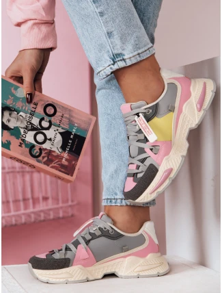 Dámské sportovní tenisky RUNKIK šedé FashionStreet ZY0675