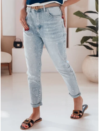 Dámské džínové kalhoty JEWELSTAR blue FashionStreet UY2444 Dámské džínové kalhoty JEWELSTAR blue FashionStreet UY2444