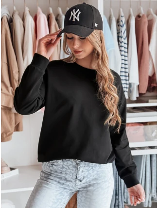 Dámská mikina LUMIVIA černá FashionStreet BY1369 Dámská mikina LUMIVIA černá FashionStreet BY1369