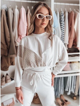 Dámská mikina oversize butterscotch ELEGRA ecru FashionStreet RY2795