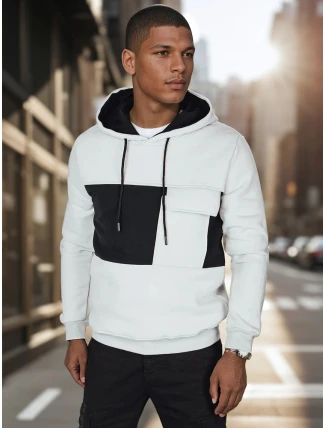 Pánská šedá mikina FashionStreet BX5911