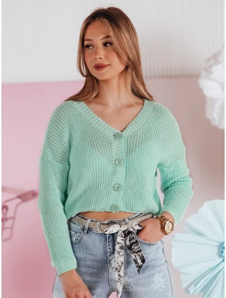 Dámský oversize žebrovaný svetr SWEETDREAM mint FashionStreet MY2458