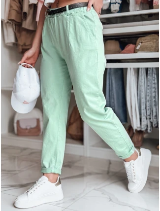 Dámské kalhoty chinos s páskem RELCIX mint FashionStreet UY2581