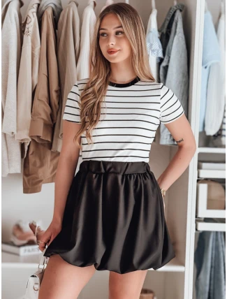 Dámská mini sukně PUFFELLA černá FashionStreet CY0500