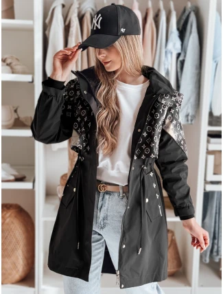 Dámská přechodná bunda parka FERIPARKA černá FashionStreet TY4875