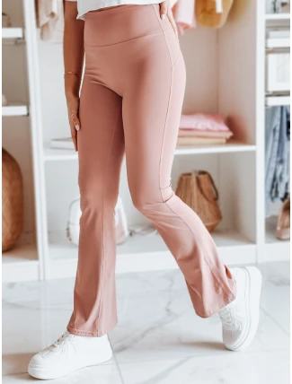 Dámské legíny do zvonu FARAFII růžové FashionStreet UY2616