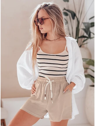 Dámské šortky NOT TOMORROW khaki FashionStreet SY0447