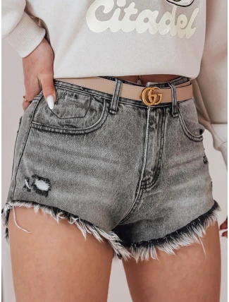Dámské džínové šortky SHORT LIFE grey FashionStreet SY0478