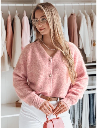 Dámský oversize svetr SOFTELLS růžový FashionStreet MY2471
