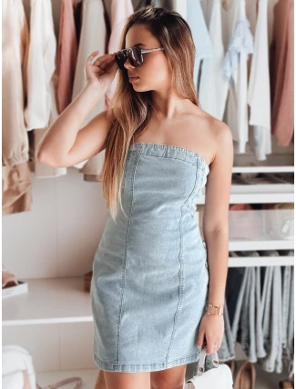 Džínové trubicové mini šaty NETUBA modré FashionStreet EY2591 Džínové trubicové mini šaty NETUBA modré FashionStreet EY2591