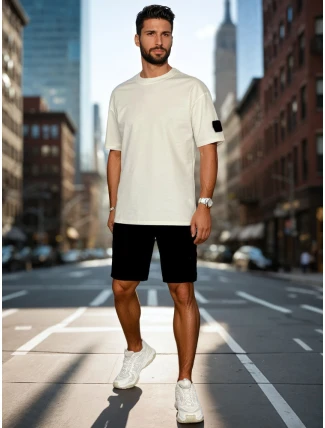 FashionStreet pánská bílá souprava AX0806