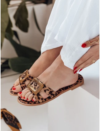 Dámské žabky GLAMSTEP s leopardím vzorem FashionStreet ZY0928