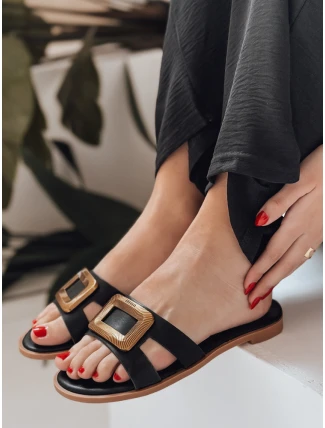 GLAMSTEP dámské žabky černé FashionStreet ZY0930 GLAMSTEP dámské žabky černé FashionStreet ZY0930