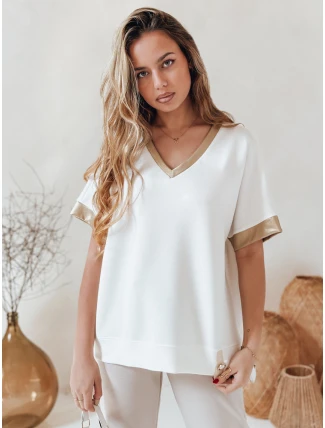 Dámská oversize halenka SHINE LOVE bílá FashionStreet RY2913