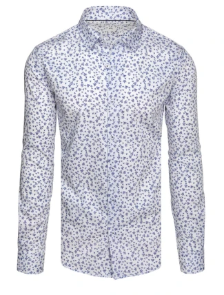 Pánská neformální bílá košile FashionStreet DX2641