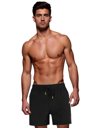 Pánské černé šortky FashionStreet SX2537