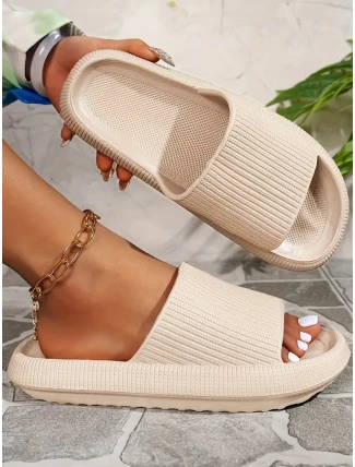 MISSWALK beige FashionStreet dámské žabky ZY0967