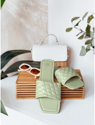 Dámské žabky SATELIVA zelené FashionStreet ZY0971