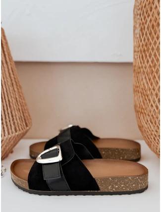 NOLVINA dámské žabky černé FashionStreet ZY0982