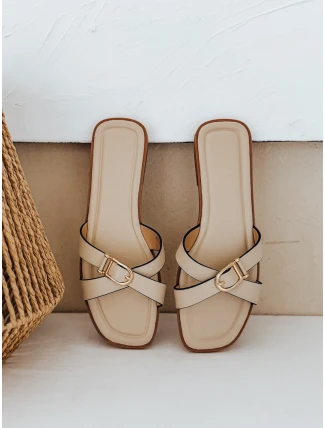 BELICCA dámské žabky beige FashionStreet ZY0984