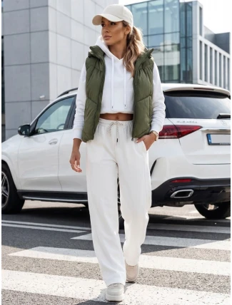 Dámská prošívaná vesta LIKEHUGS zelená FashionStreet TY4977