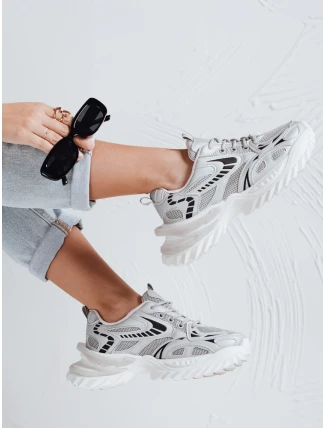 Dámské sportovní tenisky BLAZERO silver FashionStreet ZY1015 Dámské sportovní tenisky BLAZERO silver FashionStreet ZY1015