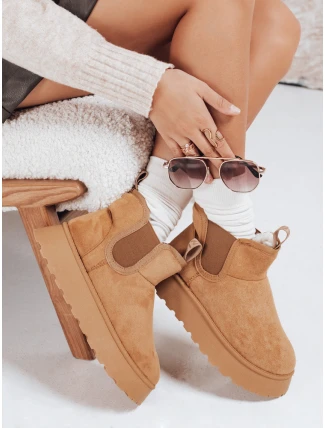 Dámské semišové sněhule na platformě FashionStreet ZY1182