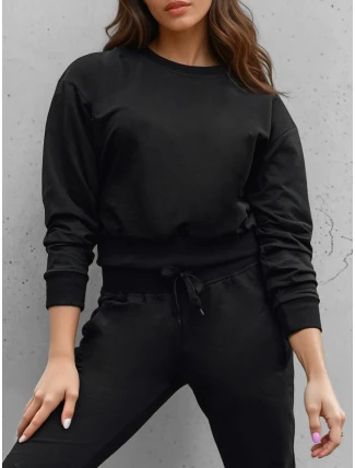 Dámská klasická černá mikina FashionStreet BY1526