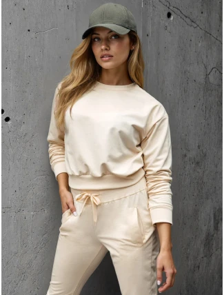 Dámská klasická krémová mikina FashionStreet BY1530