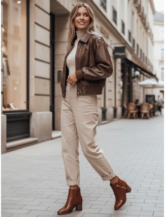 Dámské velbloudí kozačky na podpatku FashionStreet ZY1317