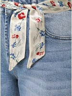 Dámské pytlovité džíny s vysokým sedem modré FashionStreet UY2928