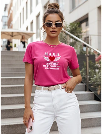 Dámské tričko M.A.M.A. special task unit pink FashionStreet NX5026RY