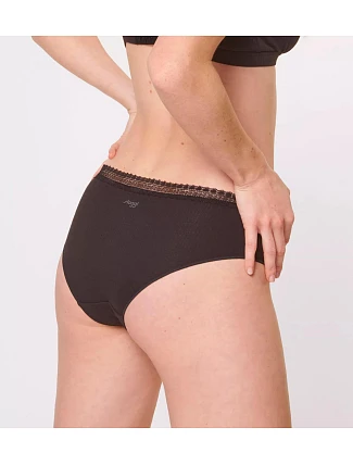 sloggi GO Ribbed R Hipster C2P - BLACK - SLOGGI BLACK - SLOGGI