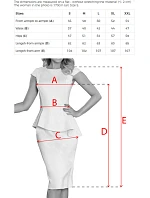 192-18 Elegantní semišové midi šaty s volánkovým pasem – tmavě modré 192-18 Elegantní semišové midi šaty s volánkovým pasem – tmavě modré