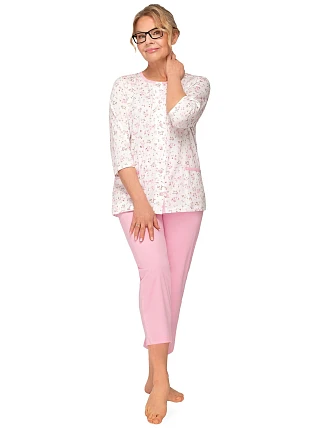 Pyžamo Martel Kasia II 266 3/4 M-3XL rozepínací
